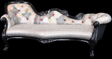 Patchwork chaise &ndash; Luscious